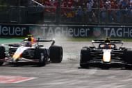 Liam Lawson (30) of Racing Bulls and Yuki Tsunoda (22) of Red Bulls at Monza. Source: Getty